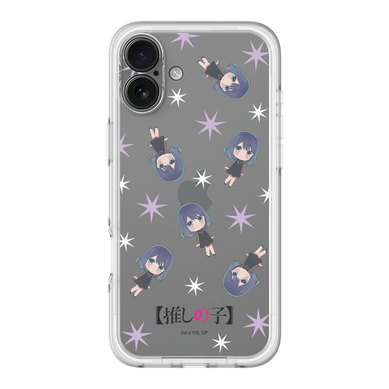 スリムプロテクションプレミアムケース［ 【推しの子】 - 黒川あかね - ミニキャラ総柄 ］