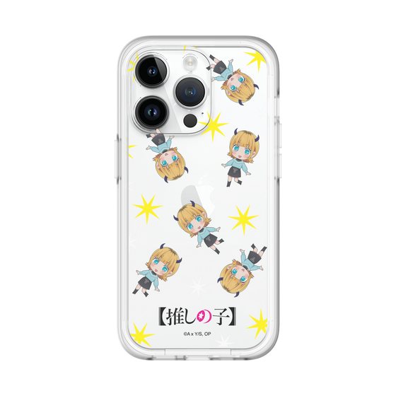 スリムプロテクションプレミアムケース［ 【推しの子】 - MEMちょ - ミニキャラ総柄 ］