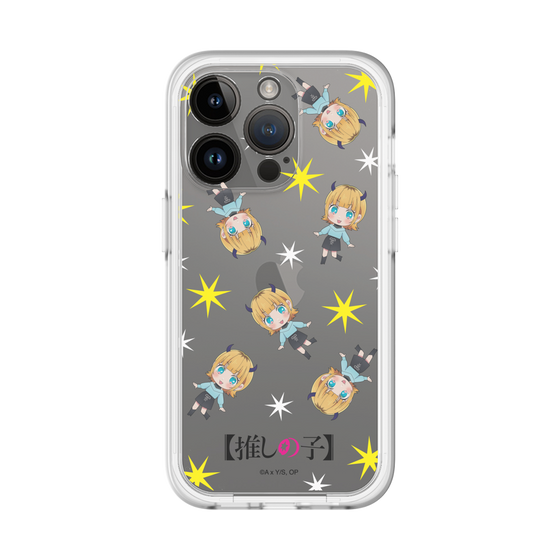 スリムプロテクションプレミアムケース［ 【推しの子】 - MEMちょ - ミニキャラ総柄 ］