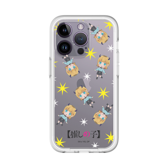 スリムプロテクションプレミアムケース［ 【推しの子】 - MEMちょ - ミニキャラ総柄 ］