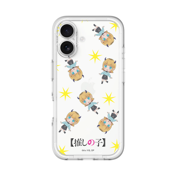 スリムプロテクションプレミアムケース［ 【推しの子】 - MEMちょ - ミニキャラ総柄 ］