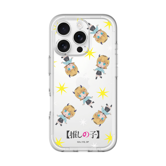 スリムプロテクションプレミアムケース［ 【推しの子】 - MEMちょ - ミニキャラ総柄 ］