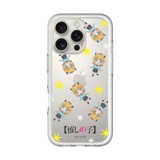 スリムプロテクションプレミアムケース［ 【推しの子】 - MEMちょ - ミニキャラ総柄 ］