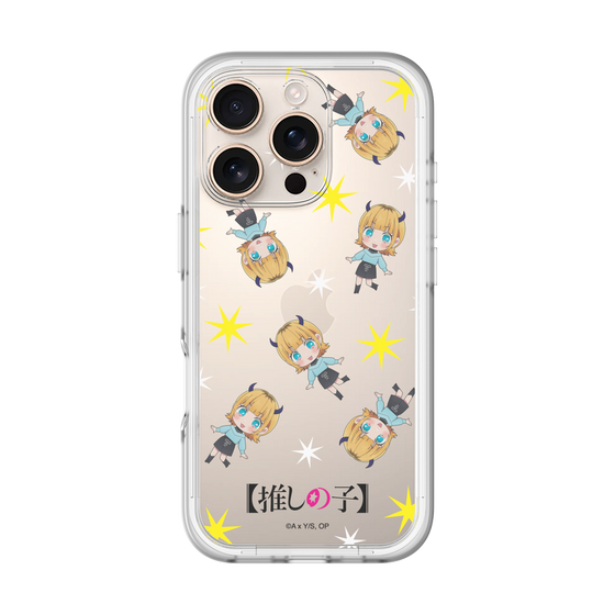 スリムプロテクションプレミアムケース［ 【推しの子】 - MEMちょ - ミニキャラ総柄 ］
