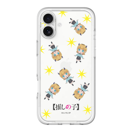 スリムプロテクションプレミアムケース［ 【推しの子】 - MEMちょ - ミニキャラ総柄 ］