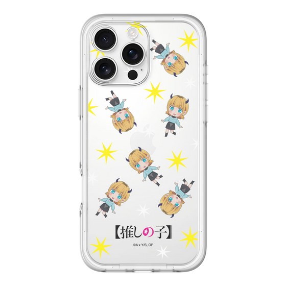 スリムプロテクションプレミアムケース［ 【推しの子】 - MEMちょ - ミニキャラ総柄 ］
