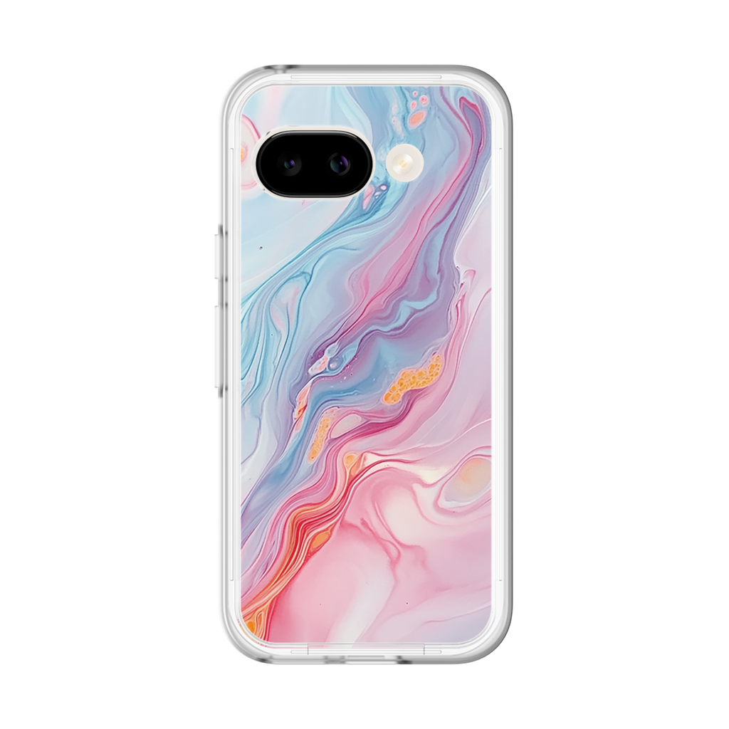 スリムプロテクションプレミアムケース for Google Pixel 9a［ Color Rain - オリジナル - Dream veil ］