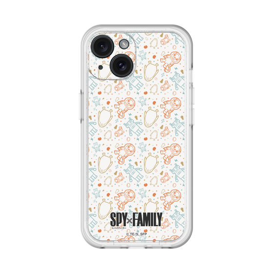 スリムプロテクションプレミアムケース［ SPY×FAMILY - ぬいぐるみ - 総柄 ］