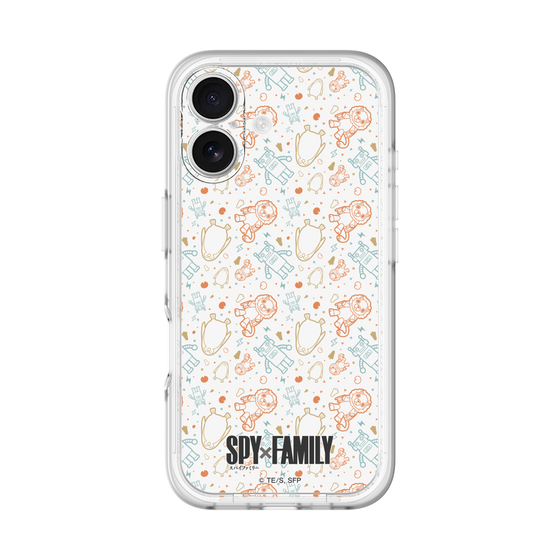 スリムプロテクションプレミアムケース［ SPY×FAMILY - ぬいぐるみ - 総柄 ］