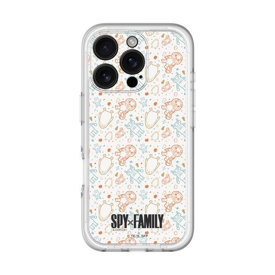 スリムプロテクションプレミアムケース［ SPY×FAMILY - ぬいぐるみ - 総柄 ］