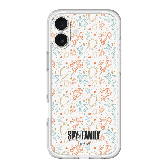 スリムプロテクションプレミアムケース［ SPY×FAMILY - ぬいぐるみ - 総柄 ］