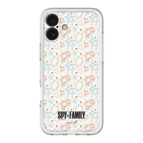 スリムプロテクションプレミアムケース［ SPY×FAMILY - ぬいぐるみ - 総柄 ］