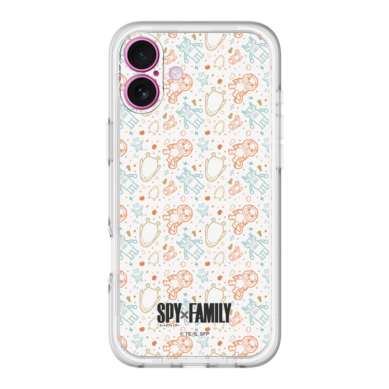 スリムプロテクションプレミアムケース［ SPY×FAMILY - ぬいぐるみ - 総柄 ］