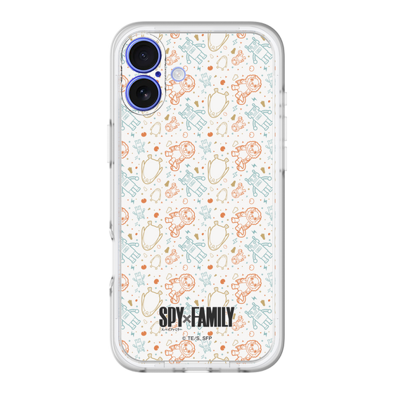 スリムプロテクションプレミアムケース［ SPY×FAMILY - ぬいぐるみ - 総柄 ］