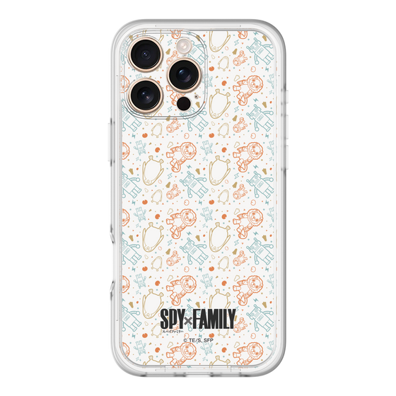 スリムプロテクションプレミアムケース［ SPY×FAMILY - ぬいぐるみ - 総柄 ］