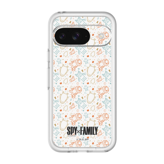 スリムプロテクションプレミアムケース［ SPY×FAMILY - ぬいぐるみ - 総柄 ］