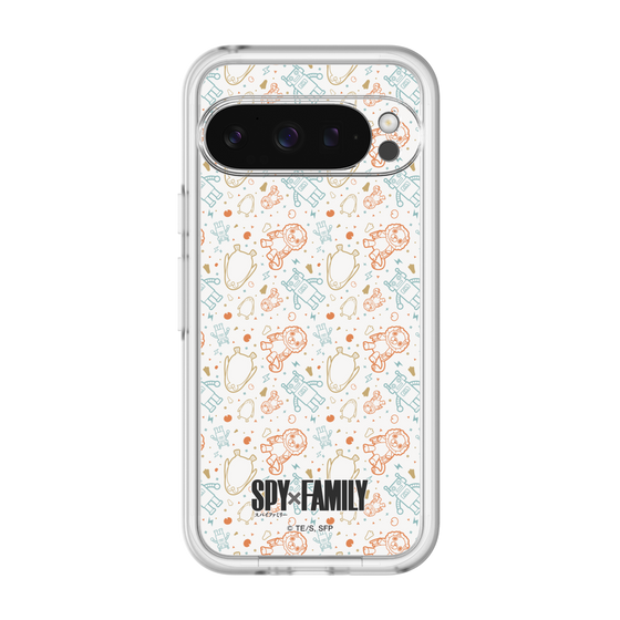 スリムプロテクションプレミアムケース［ SPY×FAMILY - ぬいぐるみ - 総柄 ］