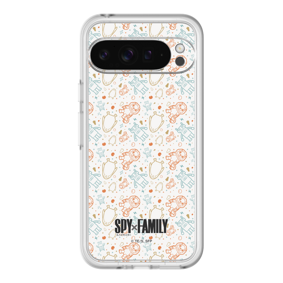 スリムプロテクションプレミアムケース［ SPY×FAMILY - ぬいぐるみ - 総柄 ］