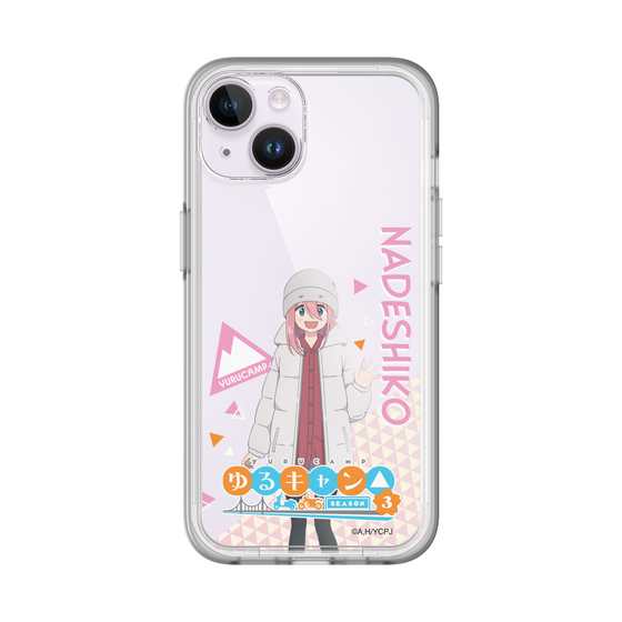 スリムプロテクションプレミアムケース［ 『ゆるキャン△ SEASON3』- 各務原 なでしこ - 立ち絵 ］