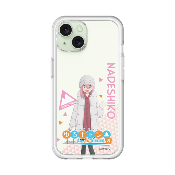 スリムプロテクションプレミアムケース［ 『ゆるキャン△ SEASON3』- 各務原 なでしこ - 立ち絵 ］