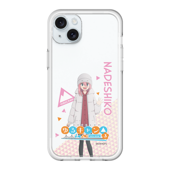 スリムプロテクションプレミアムケース［ 『ゆるキャン△ SEASON3』- 各務原 なでしこ - 立ち絵 ］