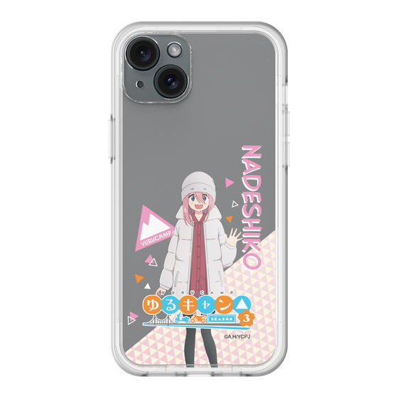 スリムプロテクションプレミアムケース［ 『ゆるキャン△ SEASON3』- 各務原 なでしこ - 立ち絵 ］