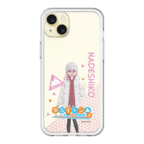スリムプロテクションプレミアムケース［ 『ゆるキャン△ SEASON3』- 各務原 なでしこ - 立ち絵 ］