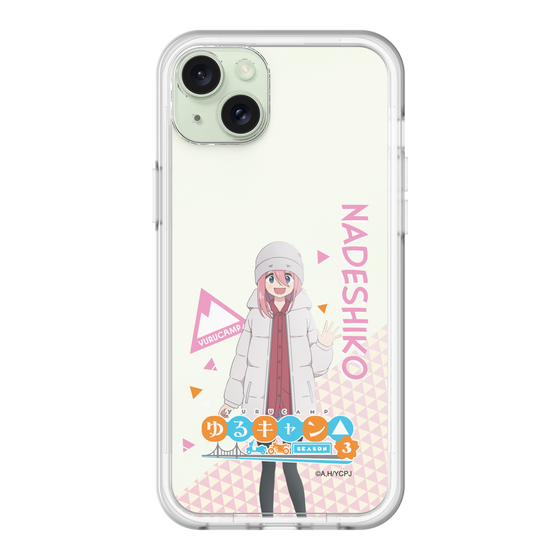 スリムプロテクションプレミアムケース［ 『ゆるキャン△ SEASON3』- 各務原 なでしこ - 立ち絵 ］