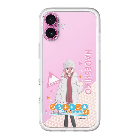 スリムプロテクションプレミアムケース［ 『ゆるキャン△ SEASON3』- 各務原 なでしこ - 立ち絵 ］