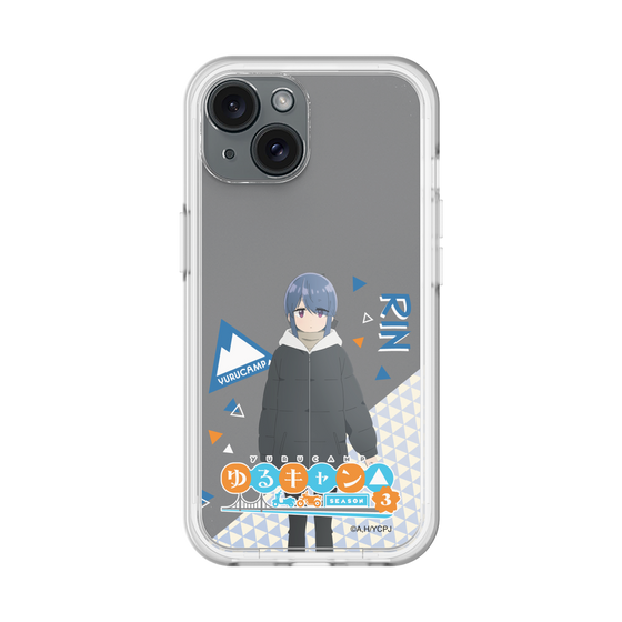 スリムプロテクションプレミアムケース［ 『ゆるキャン△ SEASON3』- 志摩 リン - 立ち絵 ］