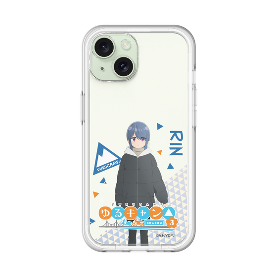 スリムプロテクションプレミアムケース［ 『ゆるキャン△ SEASON3』- 志摩 リン - 立ち絵 ］