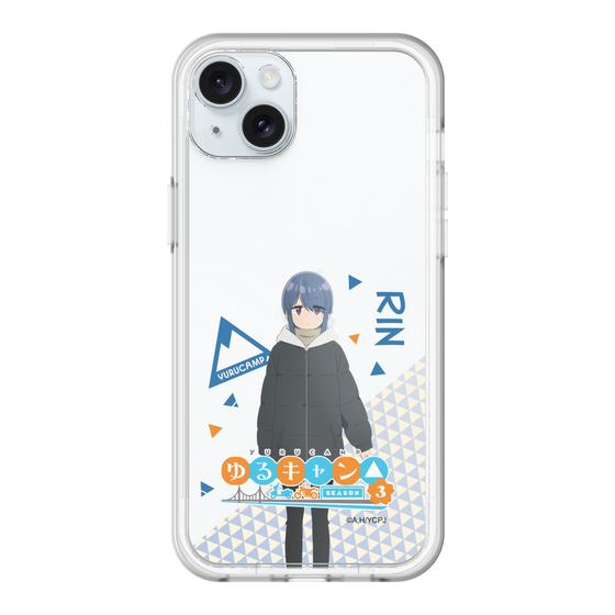 スリムプロテクションプレミアムケース［ 『ゆるキャン△ SEASON3』- 志摩 リン - 立ち絵 ］