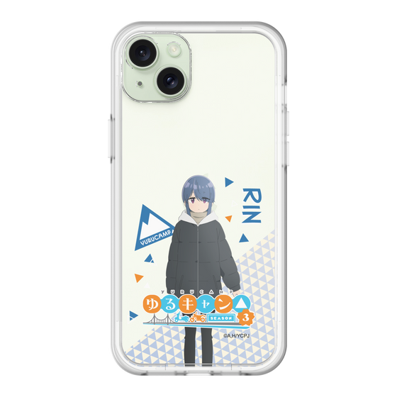 スリムプロテクションプレミアムケース［ 『ゆるキャン△ SEASON3』- 志摩 リン - 立ち絵 ］