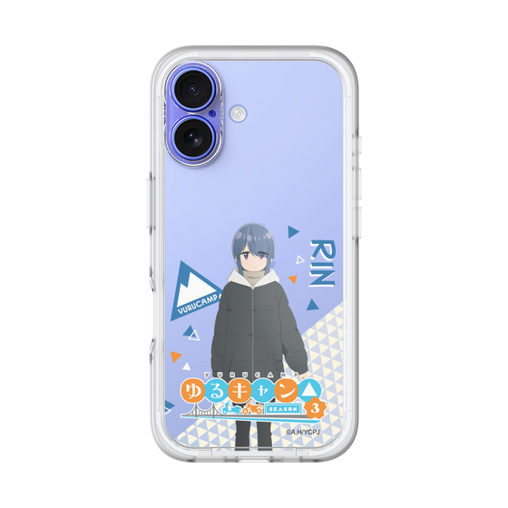 スリムプロテクションプレミアムケース［ 『ゆるキャン△ SEASON3』- 志摩 リン - 立ち絵 ］