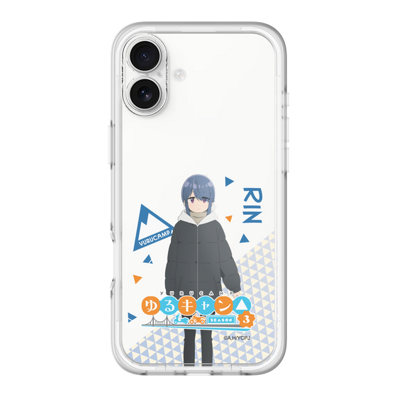 スリムプロテクションプレミアムケース［ 『ゆるキャン△ SEASON3』- 志摩 リン - 立ち絵 ］