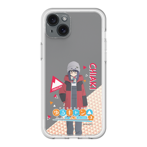 スリムプロテクションプレミアムケース［ 『ゆるキャン△ SEASON3』- 大垣 千明 - 立ち絵 ］