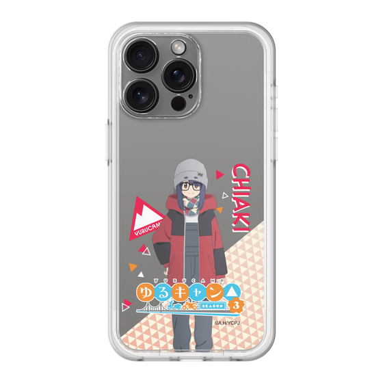 スリムプロテクションプレミアムケース［ 『ゆるキャン△ SEASON3』- 大垣 千明 - 立ち絵 ］