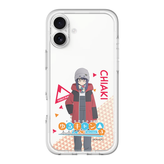スリムプロテクションプレミアムケース［ 『ゆるキャン△ SEASON3』- 大垣 千明 - 立ち絵 ］