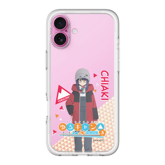 スリムプロテクションプレミアムケース［ 『ゆるキャン△ SEASON3』- 大垣 千明 - 立ち絵 ］