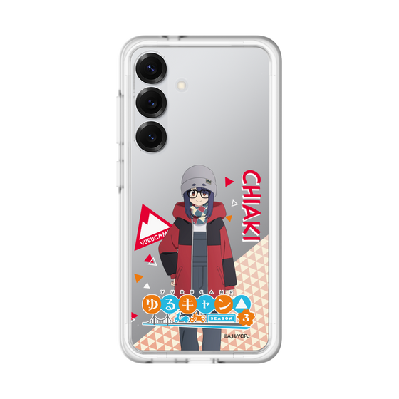 スリムプロテクションプレミアムケース［ 『ゆるキャン△ SEASON3』- 大垣 千明 - 立ち絵 ］