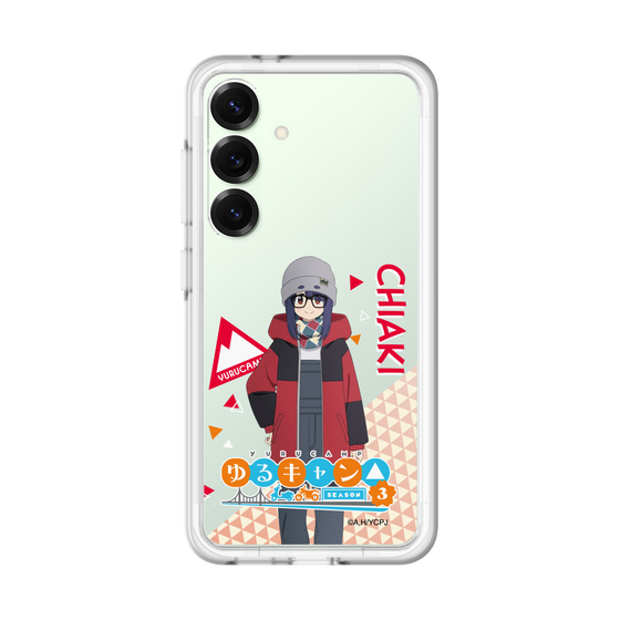 スリムプロテクションプレミアムケース［ 『ゆるキャン△ SEASON3』- 大垣 千明 - 立ち絵 ］