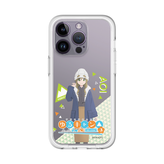 スリムプロテクションプレミアムケース［ 『ゆるキャン△ SEASON3』- 犬山 あおい - 立ち絵 ］