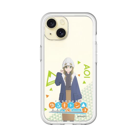 スリムプロテクションプレミアムケース［ 『ゆるキャン△ SEASON3』- 犬山 あおい - 立ち絵 ］