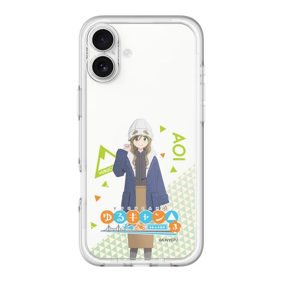 スリムプロテクションプレミアムケース［ 『ゆるキャン△ SEASON3』- 犬山 あおい - 立ち絵 ］