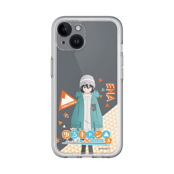 スリムプロテクションプレミアムケース［ 『ゆるキャン△ SEASON3』- 斉藤 恵那 - 立ち絵 ］