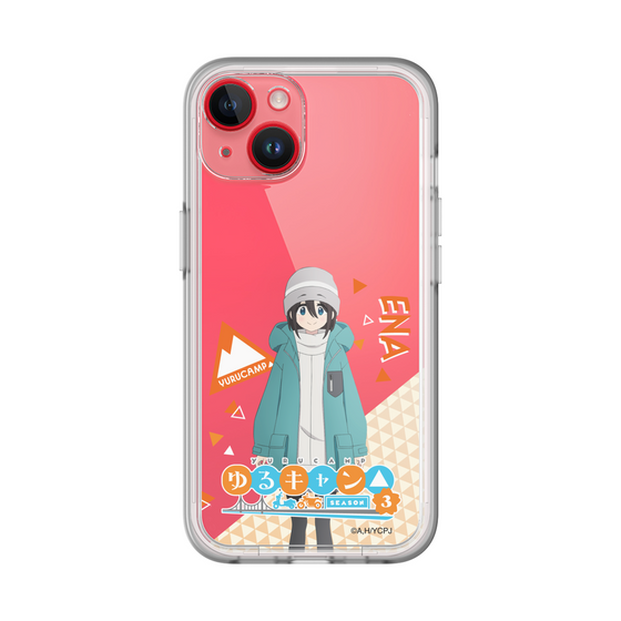 スリムプロテクションプレミアムケース［ 『ゆるキャン△ SEASON3』- 斉藤 恵那 - 立ち絵 ］