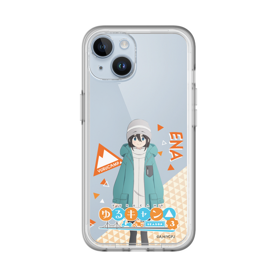 スリムプロテクションプレミアムケース［ 『ゆるキャン△ SEASON3』- 斉藤 恵那 - 立ち絵 ］