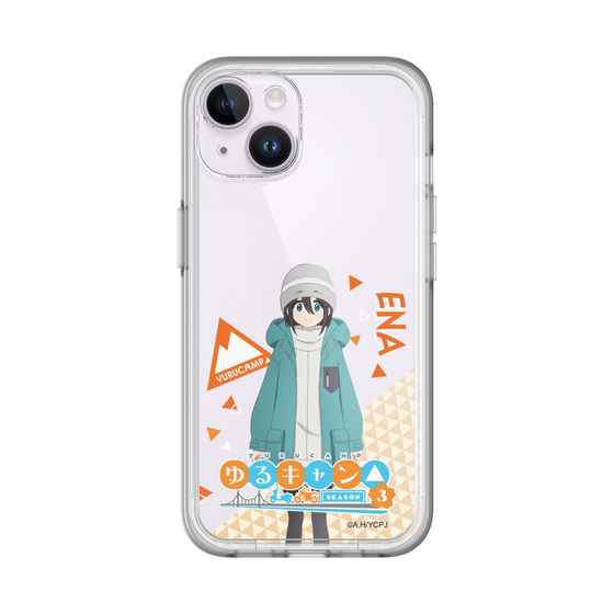スリムプロテクションプレミアムケース［ 『ゆるキャン△ SEASON3』- 斉藤 恵那 - 立ち絵 ］
