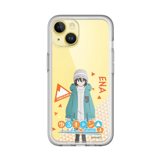 スリムプロテクションプレミアムケース［ 『ゆるキャン△ SEASON3』- 斉藤 恵那 - 立ち絵 ］