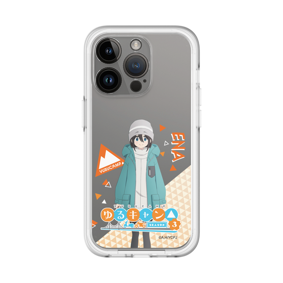スリムプロテクションプレミアムケース［ 『ゆるキャン△ SEASON3』- 斉藤 恵那 - 立ち絵 ］